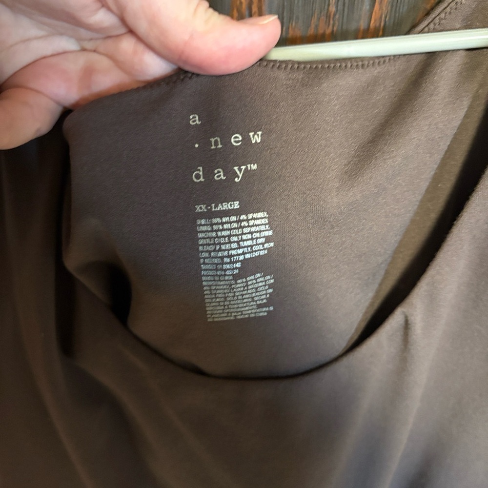 A New Day Chocolate Brown Top